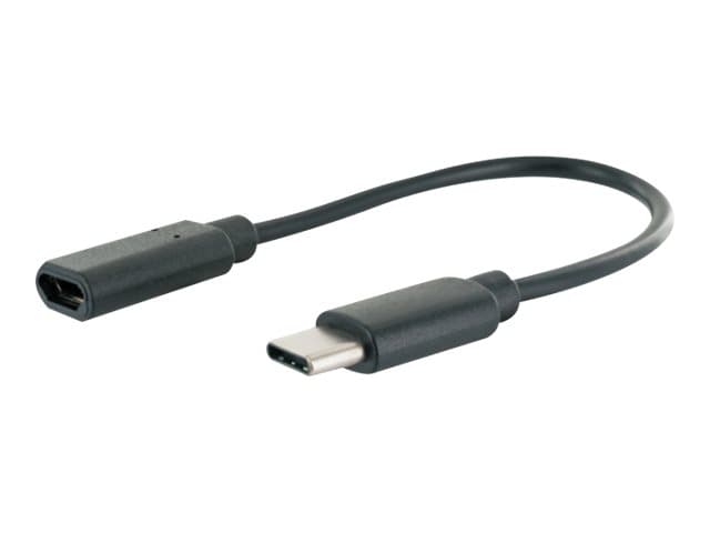 Schwaiger Professional - USB-adapter - USB-C (P) till mikro-USB typ B (R) - USB 2.0 - 15 cm - svart