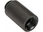 Bitspower-sovitin G1/4 tuuman uros G1/4 tuuman naaras - 30mm, mattamusta