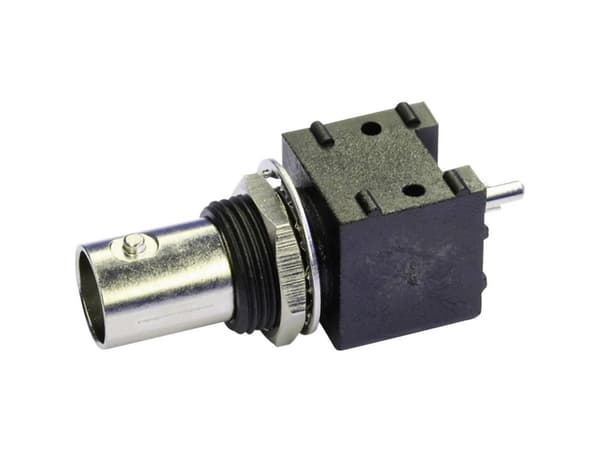 Telegärtner J01001F0002 J01001F0002 BNC-kontakt Anslutning, infälld vertikal 50 Ω 1 st