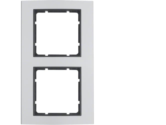 Berker 10123004, Gjuten aluminium, Antracit, Gjuten aluminium, Skruvlös, Berker, Matt, 1 styck