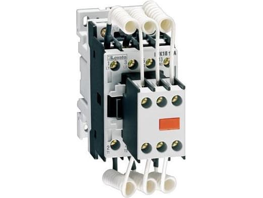 LOVATO Electric Contactor for 3P 7.5kvar capacitor batteries 1Z 0R 230V AC (BFK0910A230)