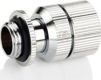 Bitspower Touchaqua Link Adapter Man G1/4 tum manlig till Link Tube justerbar 16-22mm - 2 st, silver