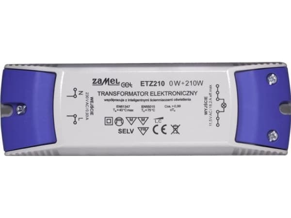 Zamel Elektronisk transformator 230/11,5V 0-210W ETZ210 (LDX10000040)