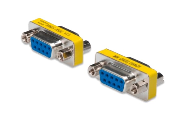 ASSMANN - Seriell hann-hunnveksler - DB-9 (hunn) til DB-9 (hunn) - tommelskruer