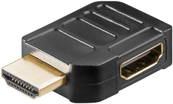 Goobay A 344 GV (HDMI F/HDMI M), HDMI, HDMI, Sort