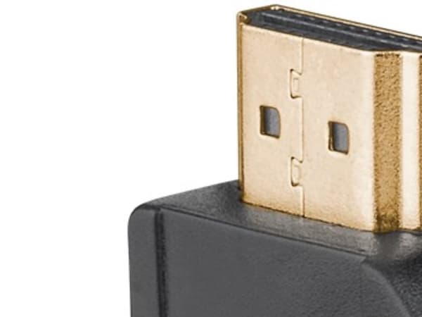 Goobay A 344 GV (HDMI F/HDMI M), HDMI, HDMI, Sort
