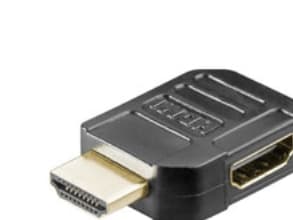 Goobay A 344 GV (HDMI F/HDMI M), HDMI, HDMI, Sort