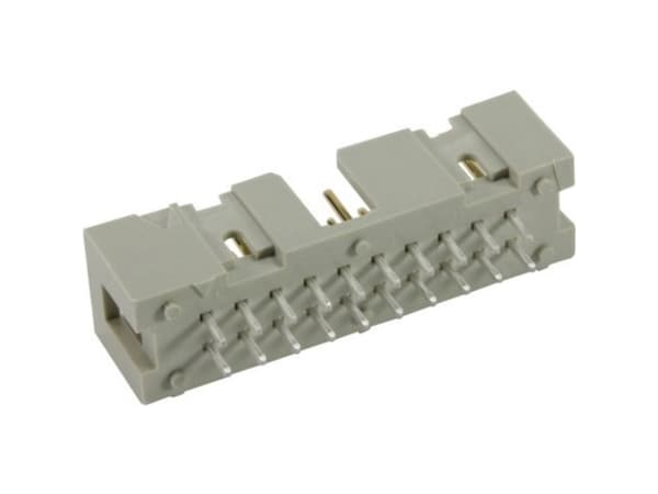 Harting 09 18 514 7324, PCB 14-Pin M, Grå, Termoplastisk harts, Kopparlegering, 20 mO, 1000 V