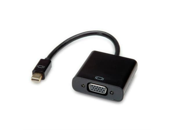 Value 12.99.3126, 0,15 m, Mini DisplayPort, VGA (D-Sub), Hankjønn, Hunkjønn, Rett