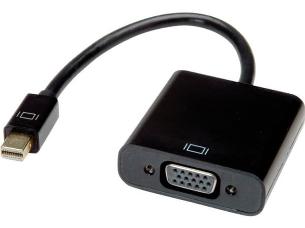 Value 12.99.3126, 0,15 m, Mini DisplayPort, VGA (D-Sub), Hankjønn, Hunkjønn, Rett