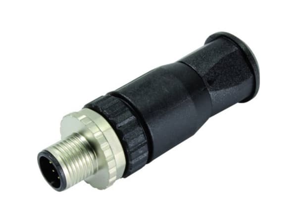 Harting 21 03 319 1801, Skruv, Skölj, M12, Guld, 0,5 mm², 4 mm