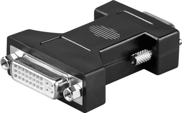 Goobay MMK ADAP DVI F > 15 pins HD M (VGA), DVI-I, 15 VGA HD M
