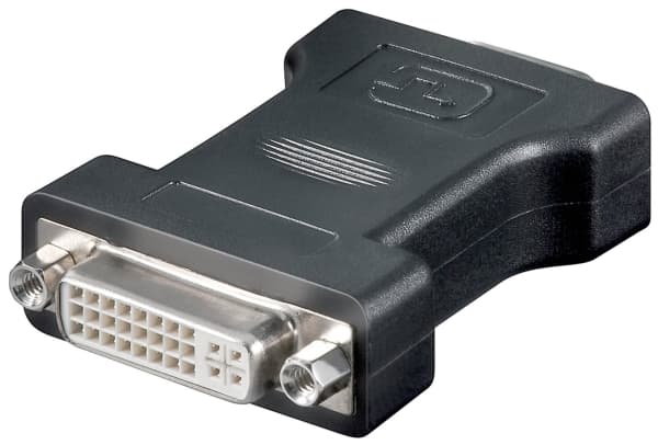 Goobay MMK ADAP DVI F > 15 pins HD M (VGA), DVI-I, 15 VGA HD M