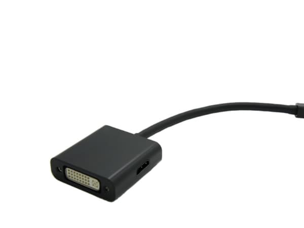Value Mini DisplayPort - DVI/DP/HDMI Adapter, Mini DP M - DVI/DP/HDMI F, Sort