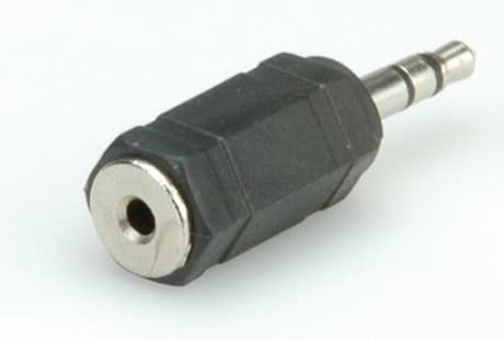 ROLINE 11.09.4445, 3.5mm, 2.5mm, Sort