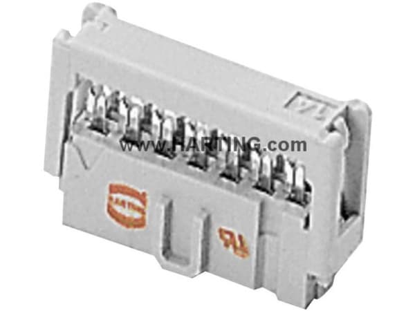 Harting 09 18 506 7803.80 Stolpanslutning 2,54 mm delning Antal stolpar (09185067803.80)