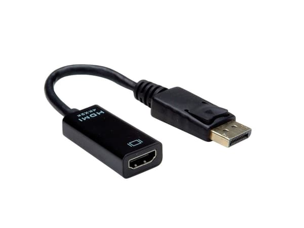 Value 12.99.3139, 0,15 m, DisplayPort, HDMI Type A (Standard), Hankjønn, Hunkjønn, Gull