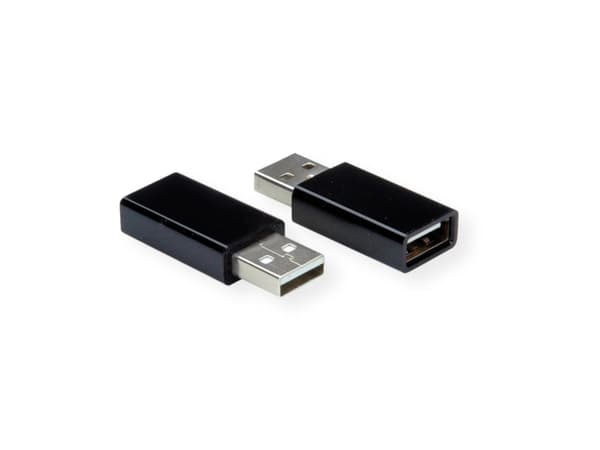 ROLINE 11028332, Portin lukitsin, USB A-tyyppi, Musta, Muovi, 1 kpl