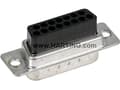 Miniatyrbilde 1 av 3: Harting 09 67 009 4701 D-SUB pinneliste 180 ° Poltal: 9 crimp 100 stk.