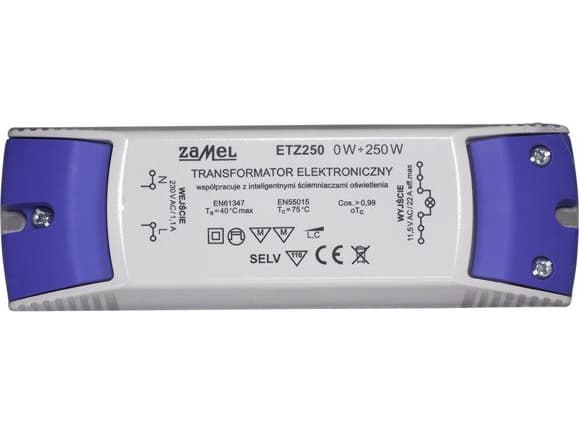 ETZ250 ELEKTRONISK TRANSFORMATOR 0-250W 230V AC /11,5V AC