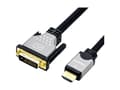 Miniatyrbild 2 av 4: ROLINE 11.04.5872, 3 m, DVI, HDMI, Hanstik, Guld