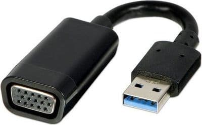 Lindy 43172 USB grafiikka-adapteri Musta