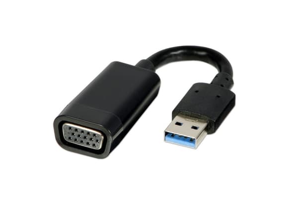 Lindy 43172 USB grafiikka-adapteri Musta