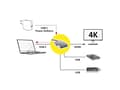 Miniatyrbild 2 av 5: ROLINE 12.02.1120, Kabel, USB 3.2 Gen 1 (3.1 Gen 1) Type-C, Guld, 3840 x 2160 pixlar