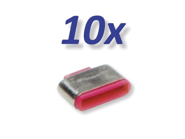 ROLINE 11.02.8334, Nyckel till portblockerare, USB Type-C, Grå, 10 styck