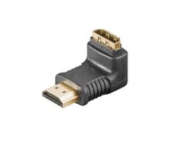 MicroConnect - HDMI-sovitin - HDMI (hun) vinklet til HDMI (han)