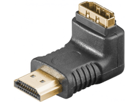 MicroConnect - HDMI-sovitin - HDMI (hun) vinklet til HDMI (han)