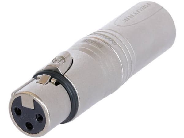 Neutrik NA3F5M, XLR (5-pin), XLR (3-pin), Grå