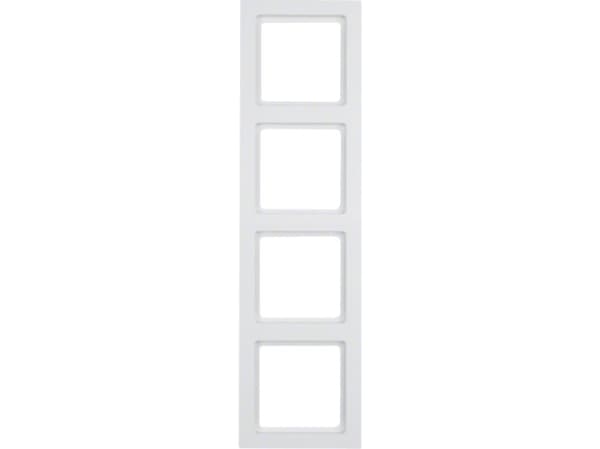 Berker Frame four Q.3 valkoinen sametti (10146099)