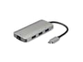 Miniatyrbilde 4 av 5: ROLINE 12.02.1108, USB 3.2 Gen 1 (3.1 Gen 1) Type-C, Grå, RJ-45, USB 3.2 Gen 1 (3.1 Gen 1) Type-A, Nettverk, Windows 7, Windows 8, Windows XP, 13 mm
