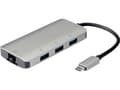 Miniatyrbilde 2 av 5: ROLINE 12.02.1108, USB 3.2 Gen 1 (3.1 Gen 1) Type-C, Grå, RJ-45, USB 3.2 Gen 1 (3.1 Gen 1) Type-A, Nettverk, Windows 7, Windows 8, Windows XP, 13 mm