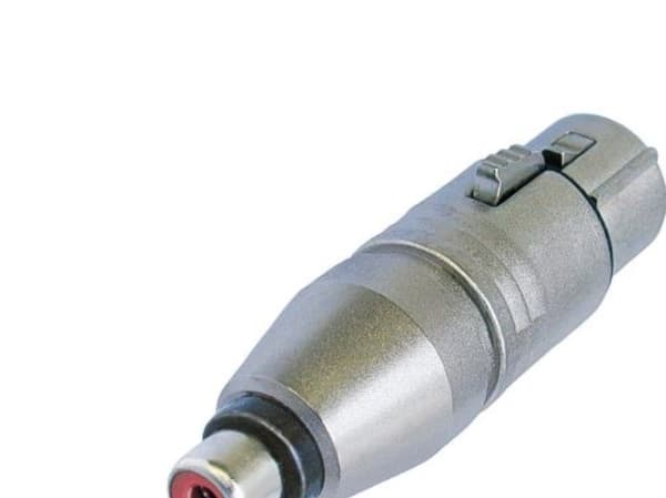 Neutrik NTR-NA2FPMF, XLR, RCA, Sølv