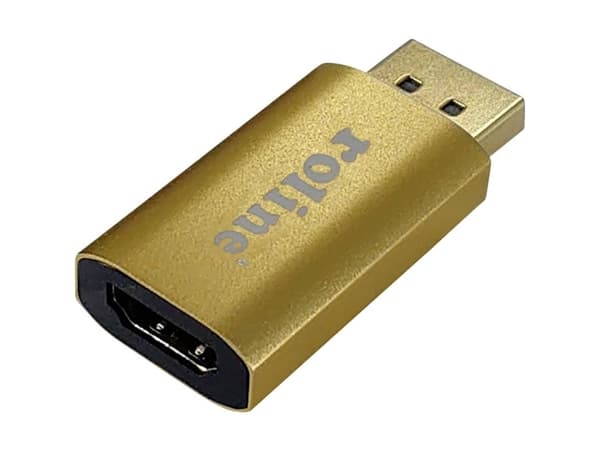 ROLINE 12.03.3158, DisplayPort, HDMI, Gull