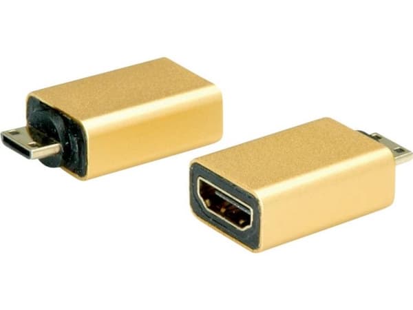 ROLINE 12.03.3154, HDMI-C, HDMI-A, Gull