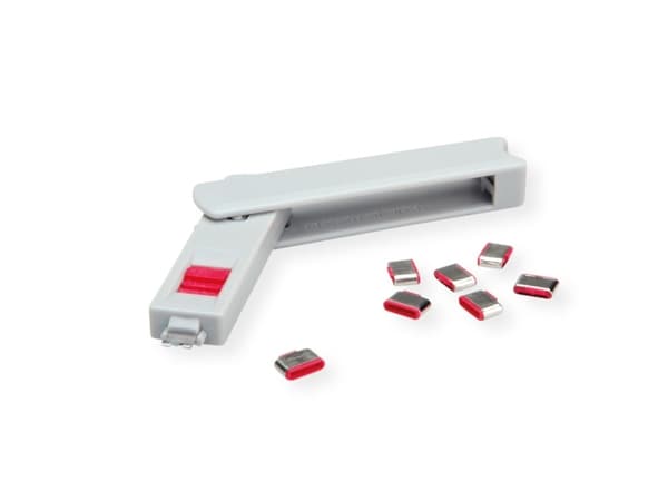 ROLINE 11.02.8333, Portinlukitsin, USB Type-C, Harmaa, 1 kpl