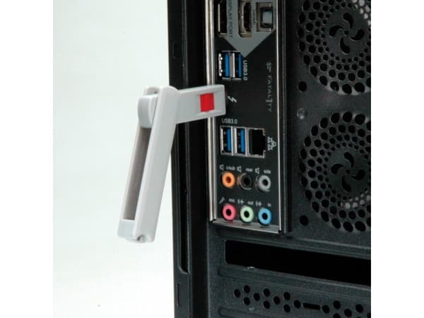 ROLINE 11.02.8333, Portinlukitsin, USB Type-C, Harmaa, 1 kpl