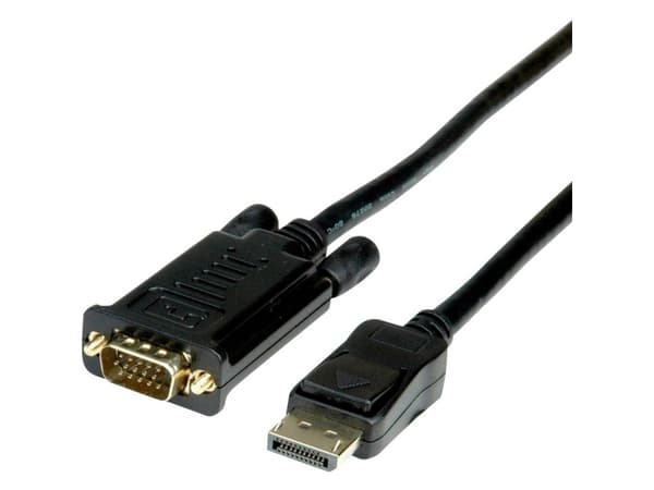 ROLINE 11.04.5974, 5 m, VGA (D-Sub), DisplayPort, Hanstik, Lige