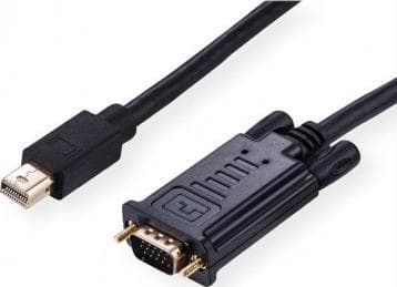 Value 11.99.5805, 1 m, Mini DisplayPort, VGA (D-Sub), Hankjønn, Hankjønn, Rett