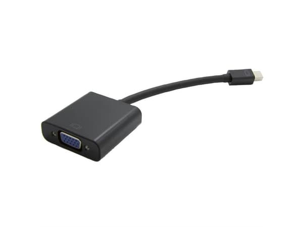 Value 12.99.3125, 150 m, VGA (D-Sub), Mini DisplayPort, Hankoppling, Honkoppling, Svart