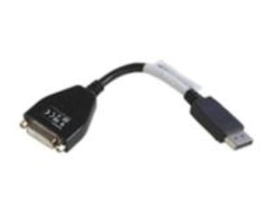 Lenovo 43N9160, DVI-D, DisplayPort, Sort, Hankjønn/hankjønn