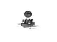RAM Mounts Double U-Bolt Ball Base for 1" - 1.25" Rails