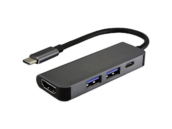 Value 12.99.1042, USB 3.2 Gen 1 (3.1 Gen 1) Type-C, Svart, HDMI, USB 3.2 Gen 1 (3.1 Gen 1) Type-A, USB, 1 styck, 0,1 m