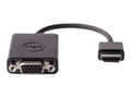 Miniatyrbild 1 av 5: Dell - Videoadapter - HDMI han till HD-15 (VGA) hun - sort