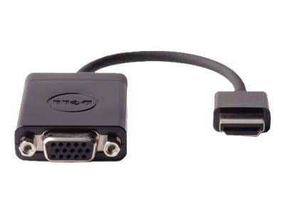 Dell - Videoadapter - HDMI han till HD-15 (VGA) hun - sort