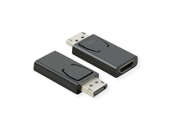 Value 12.99.3158, DisplayPort, HDMI, Svart