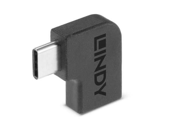 Lindy 41894, USB 3.2 Type C, USB 3.2 Type C, Sort
